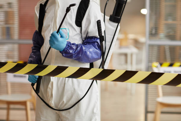 Professional Biohazard Cleanup technician working in Steeleville, IL